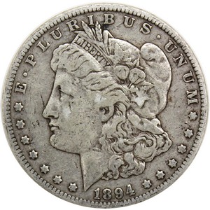 1894 Morgan Silver Dollar VG/VF Condition