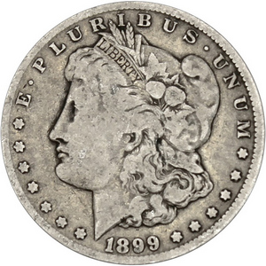 1899 O Morgan Silver Dollar VG/VF Condition