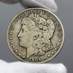 1904 S Morgan Silver Dollar VG/VF Condition 1904 S Morgan Silver Dollar VG/VF Condition