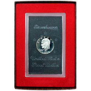 1972 S Eisenhower Silver-Clad Dollar PF in OGP 1972 S Eisenhower Silver-Clad Dollar PF in OGP