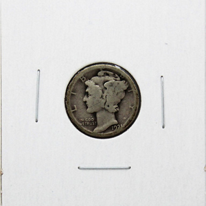 1921 D Silver Mercury Dime VG Condition 1921 D Silver Mercury Dime VG Condition