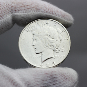 1925S Peace Silver Dollar VG/F Condition