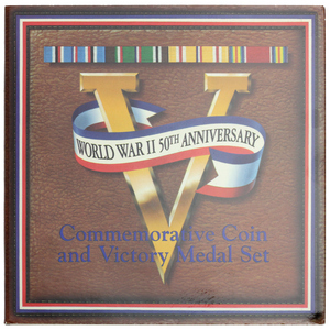 1991-1995 P World War II Half Dollar Coin and Medal Set Uncirculated in OGP 1991-1995 P World War II Half Dollar Coin and Medal Set Uncirculated in OGP