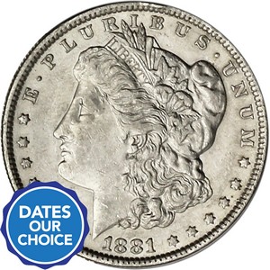 Pre-1921 Morgan Silver Dollar Date Our Choice XF-AU Condition Pre-1921 Morgan Silver Dollar Date Our Choice XF-AU Condition