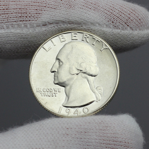 1940 Silver Washington Quarter BU Condition