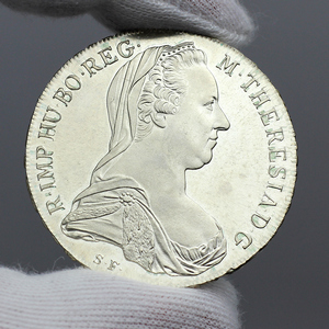 1780 Maria Theresa Silver Thaler Restrike Trade Coin 1780 Maria Theresa Silver Thaler Restrike Trade Coin