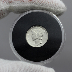 1927 D Silver Mercury Dime XF/AU Condition 1927 D Silver Mercury Dime XF/AU Condition