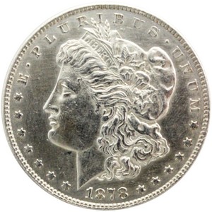 1878 7TF Morgan Silver Dollar in XF/UNC Condition