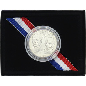 2013 D 5-Star Generals Marshall/Eisenhower Half Dollar BU Coin in OGP 2013 D 5-Star Generals Marshall/Eisenhower Half Dollar BU Coin in OGP