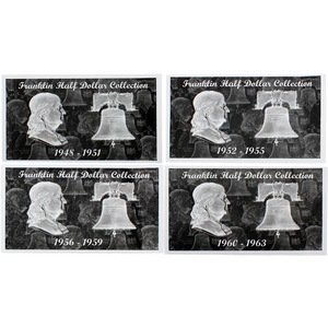 1948-1963 Franklin Half Dollar Date Sets in Envelopes
