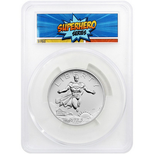 2025 DC Comics Superman Silver 2.5oz Medal MS70 FDI PCGS Superhero Series Label