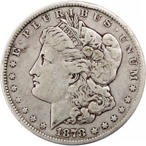 1878 8TF Morgan Silver Dollar VF/XF Condition
