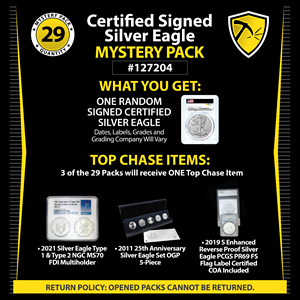 Signed Certified SAE Mystery Pack #127204