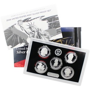 2026 S Semiquincentennial Silver Proof Quarter Set in Original Government Lens 2026 S Semiquincentennial Silver Proof Quarter Set in Original Government Lens