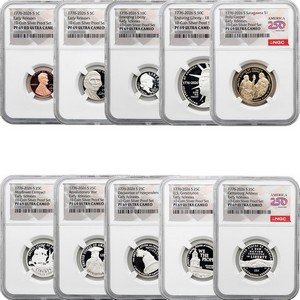2026 S Seniquincentennial Silver Proof Set NGC PF69 US ER America 250 Label