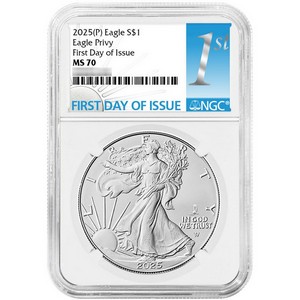 2025 Silver American Eagle Eagle Privy Coin MS70 FDI NGC 1st Label 2025 Silver American Eagle Eagle Privy Coin MS70 FDI NGC 1st Label