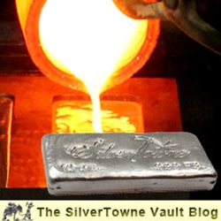 Unique .999 Fine Silver Bars, Hand-Poured by SilverTowne Craftsmen Unique .999 Fine Silver Bars, Hand-Poured by SilverTowne Craftsmen