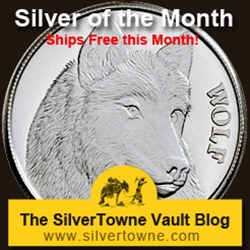Wolf 1oz .999 Silver Medallion - The January 2014 Silver of the Month Wolf 1oz .999 Silver Medallion - The January 2014 Silver of the Month