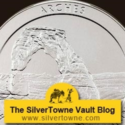 2014 P Arches National Park 5oz Silver Coins 2014 P Arches National Park 5oz Silver Coins