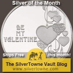 Be My Valentine 1oz .999 Silver Medallion - The February 2015 Silver of the Month Be My Valentine 1oz .999 Silver Medallion - The February 2015 Silver of the Month
