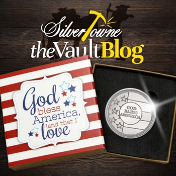 Silver of the Month: God Bless America 1oz .999 Silver Medallion Silver of the Month: God Bless America 1oz .999 Silver Medallion