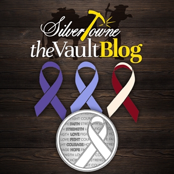 Spread Awareness With Silver Bullion! April is Testicular, Esophageal, and Head & Neck Cancer Awareness Month Spread Awareness With Silver Bullion! April is Testicular, Esophageal, and Head & Neck Cancer Awareness Month