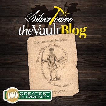 100 Greatest American Currency Notes Series: By Paul Revere Massachusetts "Sword In Hand Note" 100 Greatest American Currency Notes Series: By Paul Revere Massachusetts "Sword In Hand Note"