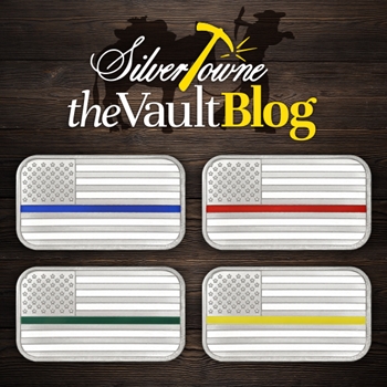 NEW Thin Line American Flag Silver Bar Enameled Options Available! NEW Thin Line American Flag Silver Bar Enameled Options Available!
