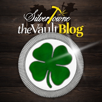 Silver of the Month: Four Leaf Clover Stackables 1oz .999 Silver Medallion Enameled Silver of the Month: Four Leaf Clover Stackables 1oz .999 Silver Medallion Enameled