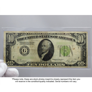 Series 1928 $10 Redeemable in Gold Federal Reserve Note VG/F Condition Series 1928 $10 Redeemable in Gold Federal Reserve Note VG/F Condition
