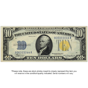 Series 1934-A North African $10 Silver Certificate CU Condition