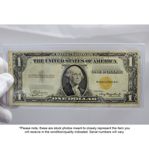 Series 1935 North African $1 Silver Certificate in G/VG Condition
