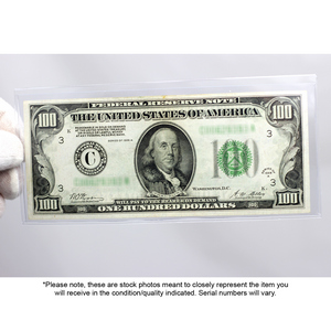 1928 $100 Redeemable in Gold Federal Reserve Note in AU/BU Condition 1928 $100 Redeemable in Gold Federal Reserve Note in AU/BU Condition