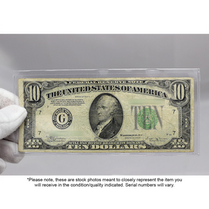 1934 $10 Green Seal Federal Reserve VG/F Condition 1934 $10 Green Seal Federal Reserve VG/F Condition
