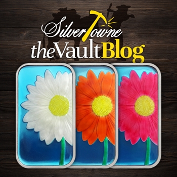 Celebrate April's Birth Month Flower! 1oz Silver Enameled Daisies Available! Celebrate April's Birth Month Flower! 1oz Silver Enameled Daisies Available!