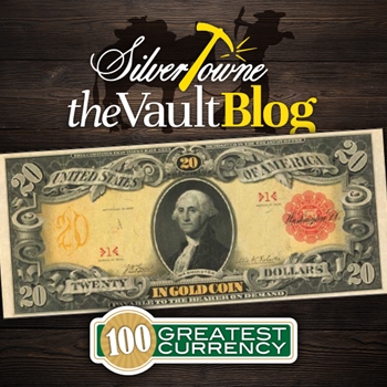 100 Greatest American Currency Notes Series: Series of 1905 $20 Technicolor Note Gold Certificate 100 Greatest American Currency Notes Series: Series of 1905 $20 Technicolor Note Gold Certificate