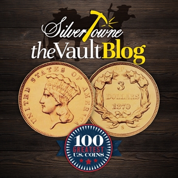 100 Greatest U.S. Coins Series: 1870-S Indian Princess Head $3 Gold Piece 100 Greatest U.S. Coins Series: 1870-S Indian Princess Head $3 Gold Piece