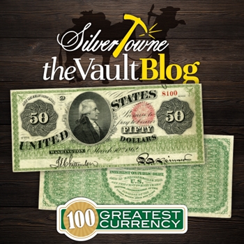 100 Greatest American Currency Notes Series: Acts of 1862 and 1863 $50 Legal Tender Note 100 Greatest American Currency Notes Series: Acts of 1862 and 1863 $50 Legal Tender Note