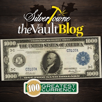 100 Greatest American Currency Notes Series: Series of 1918 $1,000 Federal Reserve Note 100 Greatest American Currency Notes Series: Series of 1918 $1,000 Federal Reserve Note