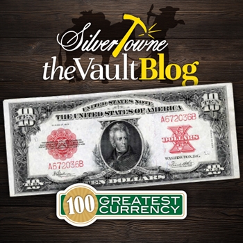 100 Greatest American Currency Notes Series: Series of 1923 with Jackson Portrait $10 Legal Tender Note 100 Greatest American Currency Notes Series: Series of 1923 with Jackson Portrait $10 Legal Tender Note