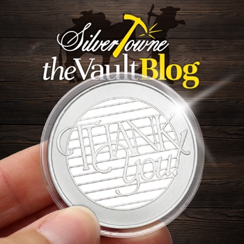 Silver of the Month: Thank You 1oz .999 Silver Medallion