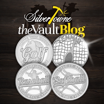 Spring Into Action! Sports Themed Bullion For Your Young Athletes Is Available!