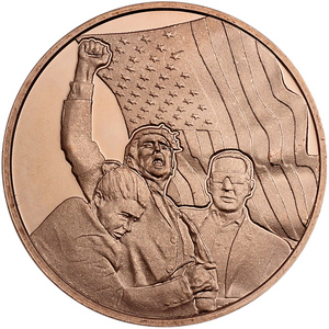 Donald Trump Fist Pump 1oz .999 Fine Copper Medallion Donald Trump Fist Pump 1oz .999 Fine Copper Medallion