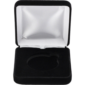 Black Velvet Hinged Gift Box for 1oz Silver Rounds and Silver Eagle Coins (44.5mm Capsule) Black Velvet Hinged Gift Box for 1oz Silver Rounds and Silver Eagle Coins (44.5mm Capsule)