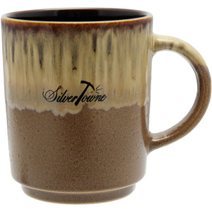 SilverTowne Hand Crafted Dipped Glaze Brown Coffee Mug SilverTowne Hand Crafted Dipped Glaze Brown Coffee Mug