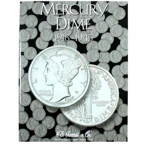 Harris Mercury Dime Folder 1916-1945 Harris Mercury Dime Folder 1916-1945