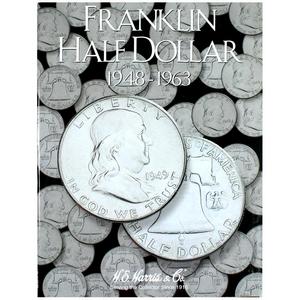 Harris Franklin Half Dollar Folder 1948-1963 Harris Franklin Half Dollar Folder 1948-1963