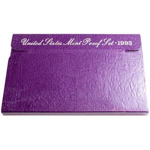 1993 OGP Box for United States Mint Proof Set 1993 OGP Box for United States Mint Proof Set
