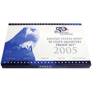 2005 OGP Box for United States Mint 50 State Quarters Proof Set 2005 OGP Box for United States Mint 50 State Quarters Proof Set