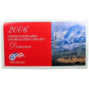 2006 OGP Envelope for United States Mint Uncirculated Coin Set Denver